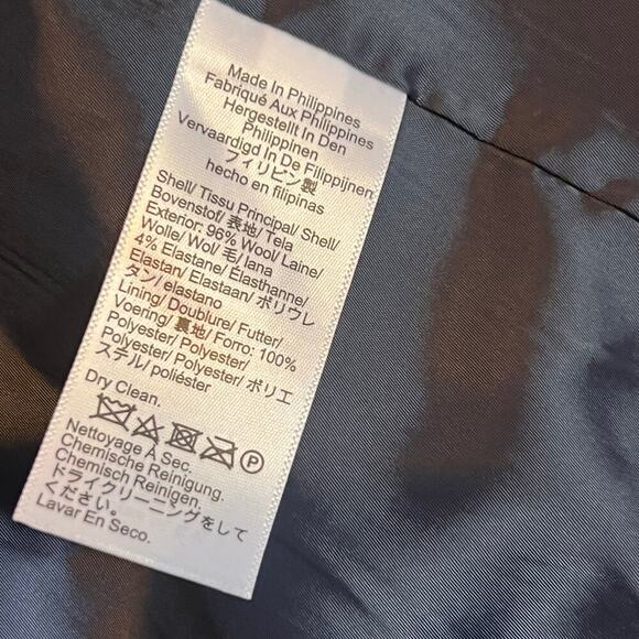 J. Crew Tollegno 1900 Italian Four Season Wool Women's Blazer. Black. 8 Tall - Picture 7 of 9